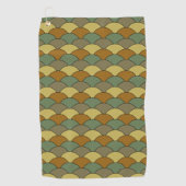 Dragon Scales, Fans, Waves, Seigaiha, Camouflage Golfhandtuch (Vorderseite)