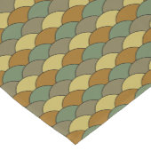 Dragon Scales, Fans, Waves, Seigaiha, Camouflage Kurzer Tischläufer (Ecke)