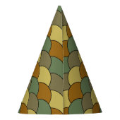 Dragon Scales, Fans, Waves, Seigaiha, Camouflage Partyhütchen (Rückseite)