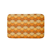 Dragon Scales, Fans, Waves, Seigaiha, Orange Badematte (Vorderseite)
