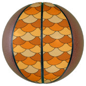 Dragon Scales, Fans, Waves, Seigaiha, Orange Basketball (Vertikal)