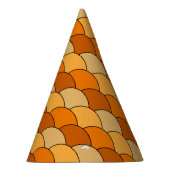 Dragon Scales, Fans, Waves, Seigaiha, Orange Partyhütchen (Rechts)