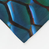 Dragon Scales Fantasy von der Meerjungfrau Schwanz Fleecedecke (Ecke)