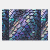 Dragon Scales Geschenkpapier Set (Vorderseite 2)