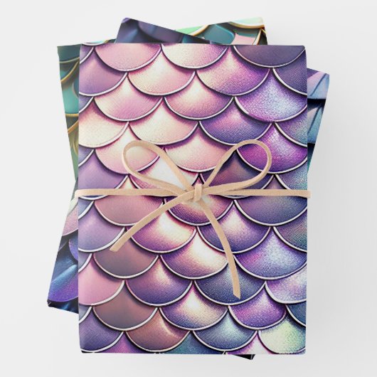 Dragon Scales Geschenkpapier Set (Beispiel)