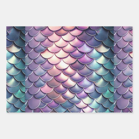 Dragon Scales Geschenkpapier Set (Vorderseite)