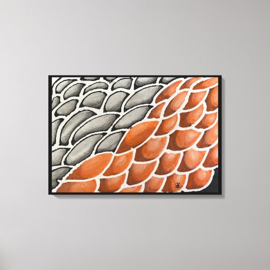 Dragon Scales Leinwanddruck (Vorderseite)