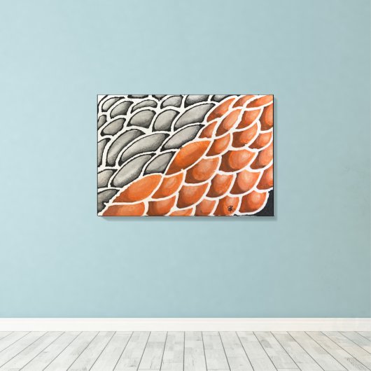 Dragon Scales Leinwanddruck (Insitu (Holzboden))