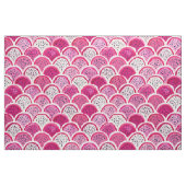 DRAGON SCALES Pink Dragon Frucht Scallop Muster Stoff (Fat Quarter (45,7 x 55,9 cm))