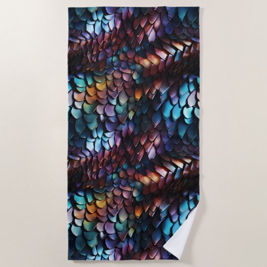 Dragon Scales Strandtuch (Vorderseite)
