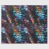 Dragon Scales Wrapping Paper Geschenkpapier (Flach)