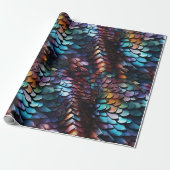 Dragon Scales Wrapping Paper Geschenkpapier (Ungerollt)