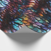 Dragon Scales Wrapping Paper Geschenkpapier (Ecke)