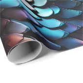 Dragon Scales Wrapping Paper Geschenkpapier (Rolleneckpunkt)