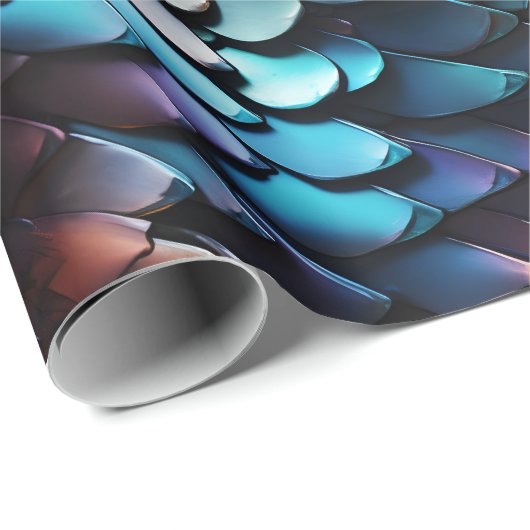 Dragon Scales Wrapping Paper Geschenkpapier (Rolleneckpunkt)