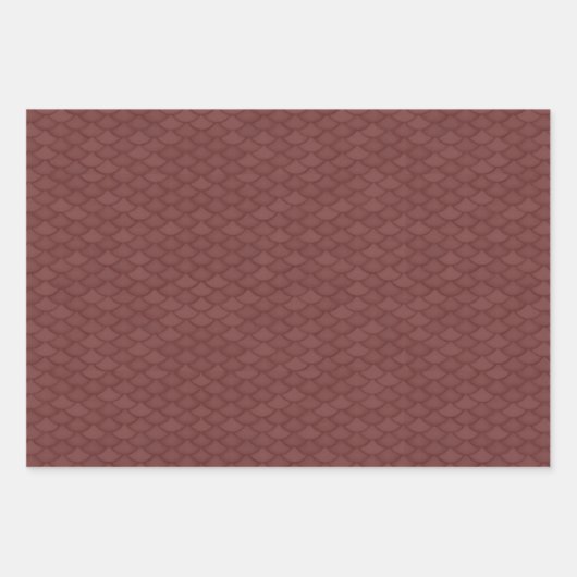 Dragon Scales Wrapping Paper Geschenkpapier Set (Vorderseite 3)