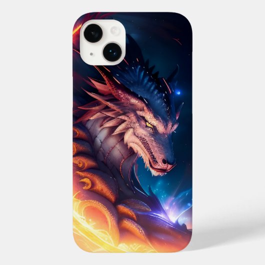 Dragon Scape Feuernacht Case-Mate iPhone Hülle (Rückseite)