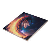 Dragon Scape Feuernacht Fliese (Seite)