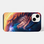 Dragon Scape Feuernacht iPhone Hülle (Rückseite (Horizontal))