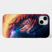 Dragon Scape Feuernacht iPhone Hülle (Rückseite (Horizontal))