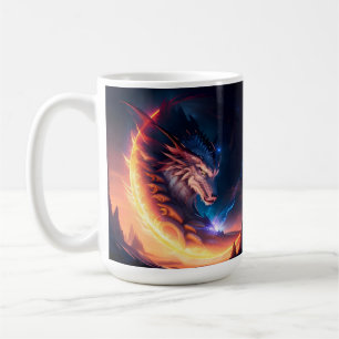 Dragon Scape Feuernacht Kaffeetasse