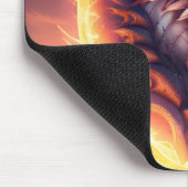 Dragon Scape Feuernacht Mousepad (Ecke)