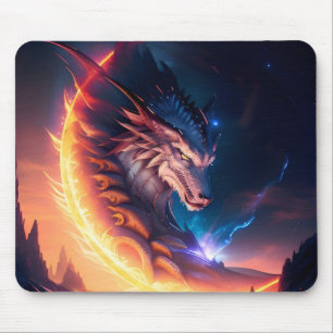 Dragon Scape Feuernacht Mousepad