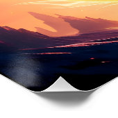 Dragon Scape Feuernacht Poster (Ecke)