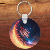 Dragon Scape Feuernacht Schlüsselanhänger (Rückseite)