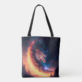Dragon Scape Feuernacht Tasche (Rückseite)