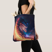 Dragon Scape Feuernacht Tasche (Von Nahem)