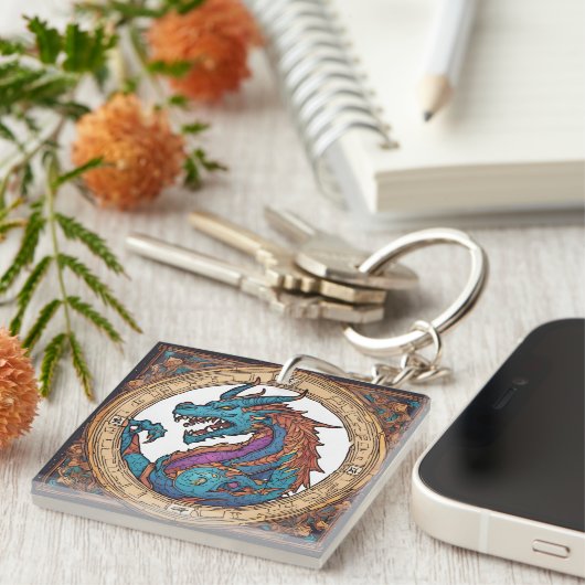 Dragon Schlüsselanhänger (Vorderseite rechts)
