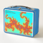 Dragon Schwanz Fraktal Metall Brotdose (Vorderseite)