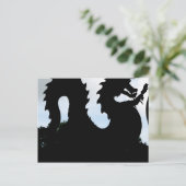 Dragon Scratch Postkarte (Stehend Vorderseite)