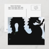 Dragon Scratch Postkarte (Vorne/Hinten)