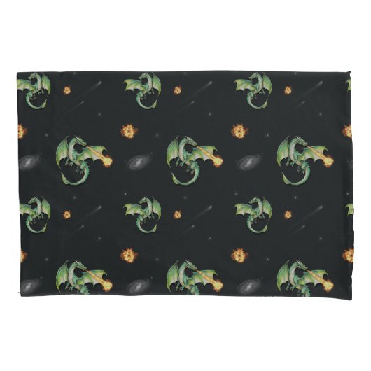 Dragon Seamless Pattern Kissenbezug (Vorderseite)
