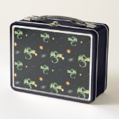 Dragon Seamless Pattern Metall Brotdose (Vorderseite)