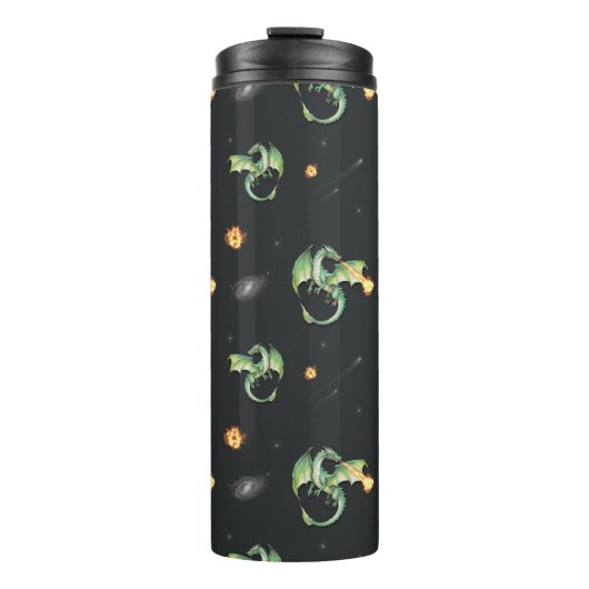 Dragon Seamless Pattern Thermosbecher (Vorderseite)