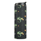 Dragon Seamless Pattern Thermosbecher (Nach links gedreht)