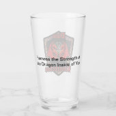 Dragon Shield Glass Tumbler (Rückseite)