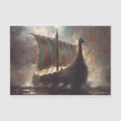 Dragon Ship Voyage Decoupage Seidenpapier (Vorderseite)