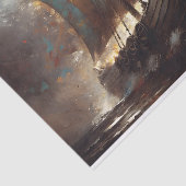 Dragon Ship Voyage Decoupage Seidenpapier (Ausschnitt)