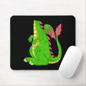 Dragon Shirt Adult Men Women Kids Green Dragon Cos Mousepad (Mit Mouse)