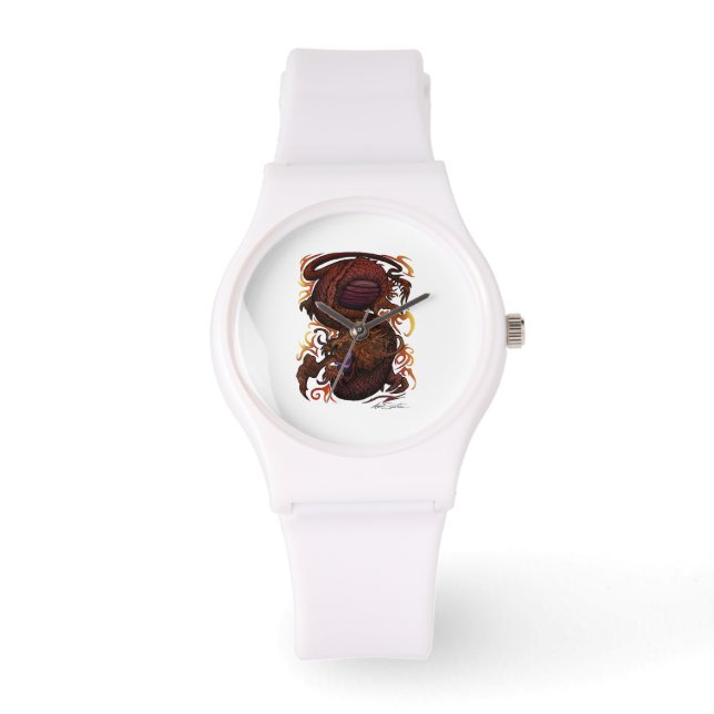 Dragon (Signature-Design) Armbanduhr (Vorderseite)