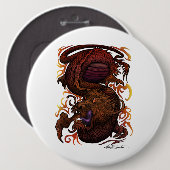 Dragon (Signature-Design) Button (Vorne & Hinten)