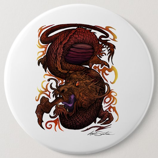 Dragon (Signature-Design) Button (Vorderseite)