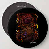 Dragon (Signature-Design) Button (Vorne & Hinten)