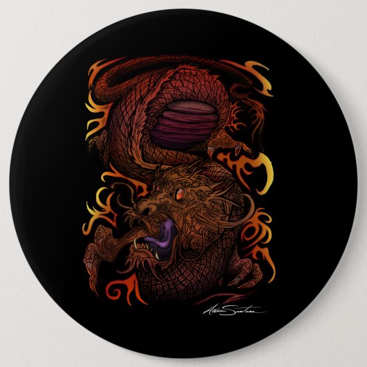 Dragon (Signature-Design) Button (Vorderseite)