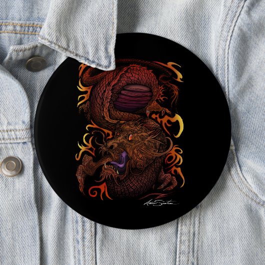 Dragon (Signature-Design) Button (Beispiel)