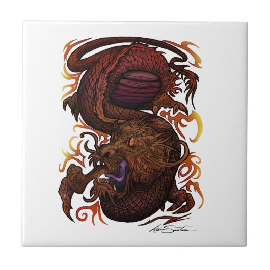 Dragon (Signature-Design) Fliese (Vorderseite)